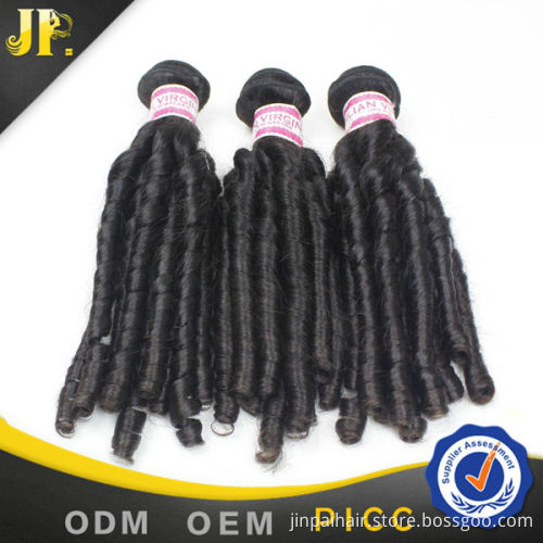 JP Hair soft and smooth 7a no split stop quality hair spiral curl hair weft